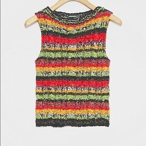 Anthropologie Audra Hand Knit Sweater Tank